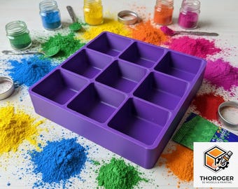 Food Color Powder Container - 3D Print STL File - Digital Download