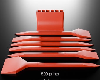 Cookie Scraper STL Files, 6 Sizes, Commercial License (Digital Download)