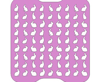 Kaninströssel-schablon: Påskkaktillverkare, 3D STL-fil (digital nedladdning)
