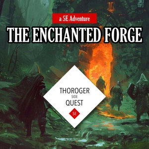 Missão Secundária 5e: A Forja Encantada - Aventura TTRPG Digital (PDF)