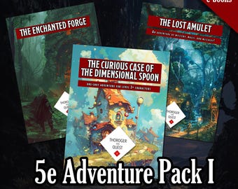 Pacote de Aventura 5e: Missões Únicas de RPG (Digital)