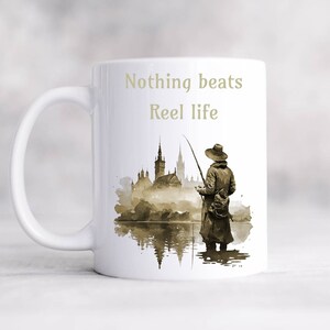 Fishing mug, fathers Day gift