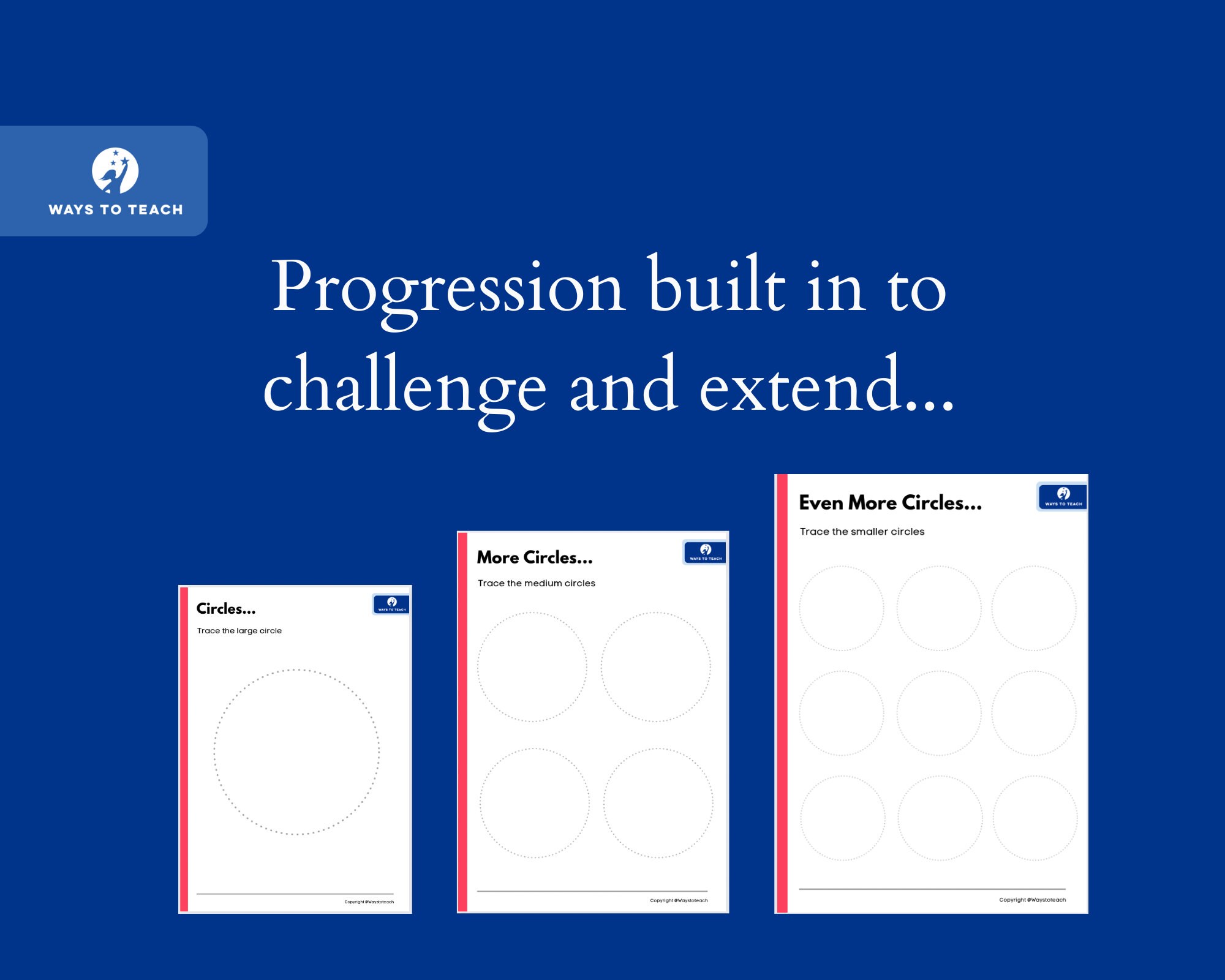 Tracing Shapes Fine Motor Skills Pencil Skill Drawing 34 Year Olds Pre