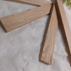 Holzklötzchen, Bastelklötzchen, Klötzchen, Holz Sticks, Eichenholz, Naturholz, Eichenklötzchen, Naturholzklötzchen Bild 2