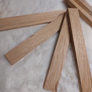 Holzklötzchen, Bastelklötzchen, Klötzchen, Holz Sticks, Eichenholz, Naturholz, Eichenklötzchen, Naturholzklötzchen Bild 3