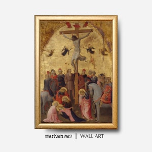 Fra Angelico Crucifixion Print: Renaissance Easter Wall Art (Digital Download)