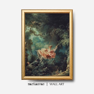 The Swing Rococo Art Print by Fragonard (Digital Download PRINTABLE)