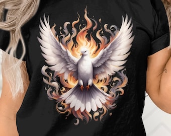 Holy Spirit Dove T-Shirt, Christian Gift, Divine Design