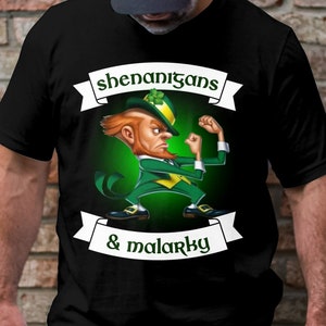 Funny Leprechaun T-Shirt: Shenanigans St. Patrick&#39;s Day Tee