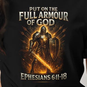 Full Armor of God T-Shirt: Ephesians 6 Christian Tee