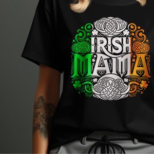 Camiseta de mamá irlandesa: Camiseta del Día de San Patricio, Orgullo irlandés