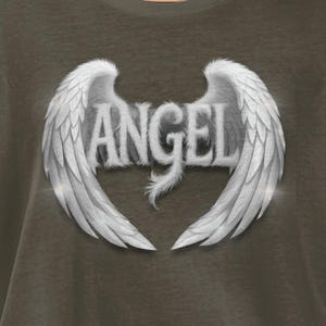Camiseta con alas de ángel - Camiseta religiosa espiritual