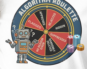 Koszulka z algorytmem ruletki, zabawny projekt robota, koszulka z humorem programisty, koszulka z kodowaniem, koszulka z humorem technicznym, prezent z informatyki