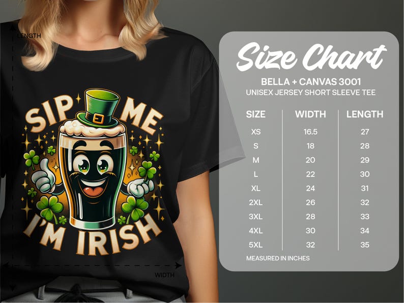Sip Me I'm Irish T-Shirt: Funny St. Patrick's Day Guinness Tee image 6