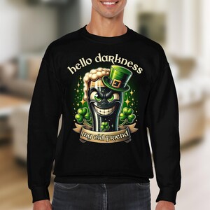 Funny St Patrick's Day T-Shirt: Guinness Lover Shamrock Graphic Tee image 9