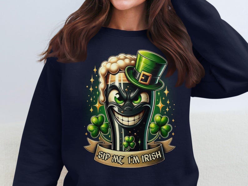 Funny Guinness St. Patrick's Day T-Shirt: Sip Me I'm Irish image 8