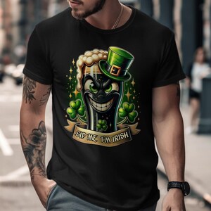 Funny Guinness St. Patrick's Day T-Shirt: Sip Me I'm Irish image 3