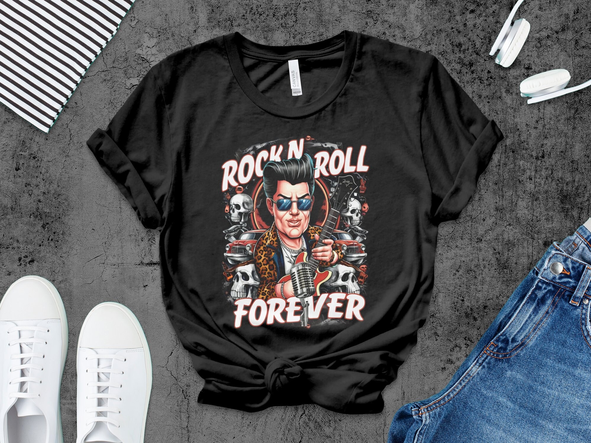 Oversize Rock N Roll Tshirt - Resilience Skill