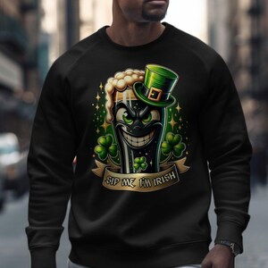 Funny Guinness St. Patrick's Day T-Shirt: Sip Me I'm Irish image 6