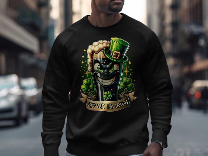 Funny Guinness St. Patrick's Day T-Shirt: Sip Me I'm Irish image 6