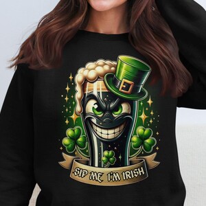 Funny Guinness St. Patrick's Day T-Shirt: Sip Me I'm Irish image 7