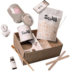 Sculpd Pottery Kit The Original Air-Dry Clay Starter Kit Open Box