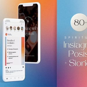 Spiritual Instagram Post Templates | Energy Healing Instagram Templates | Engagement Posts | Yoga | Spiritual Coach Instagram | Social Media