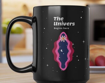 Vulva-mok, gepersonaliseerde Obgyn-koffiemok bij je baarmoederhals babydokter cadeau grappige Obgyn-mok verloskundige obgyn waardering geschenken, obgyn arts