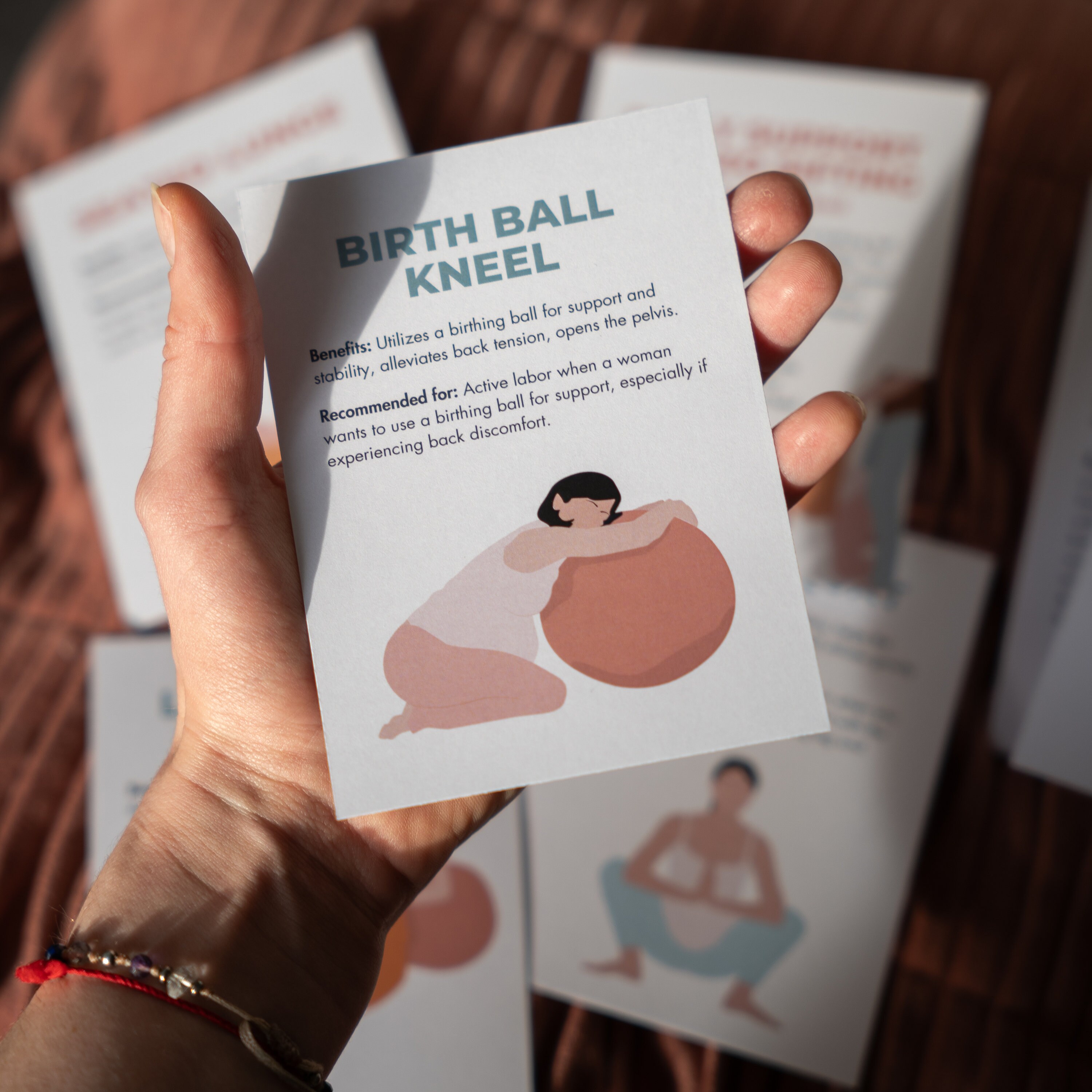 Labour/labor Positions Printable Flashcards, Childbirth Education Tool ...