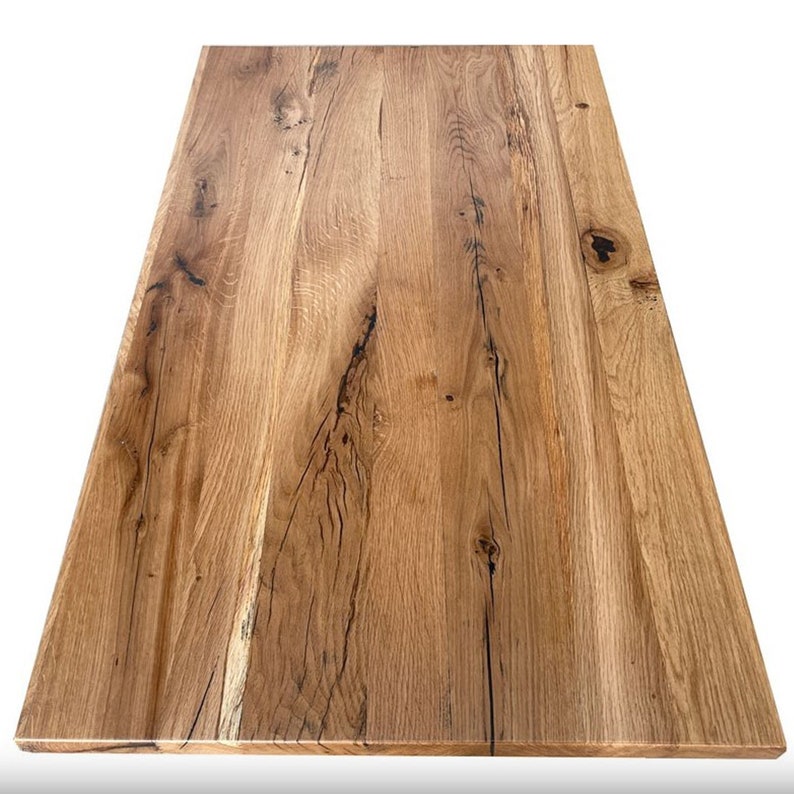 Natural Solid Oak Table Top/ 20 Mm / Desk Table Top / Handmade Etsy
