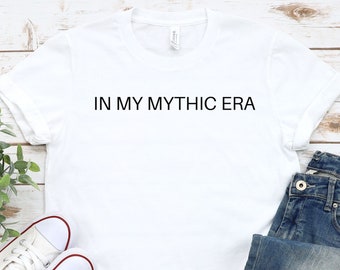 In My Mythic Era Shirt, Book Lover Shirt, Reading Shirt, Author Shirt, Librarian Gift, Book Lover Gift, Funny Reader Shirt, Minimalist