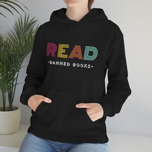 Read Banned Books Pullover Hoodie