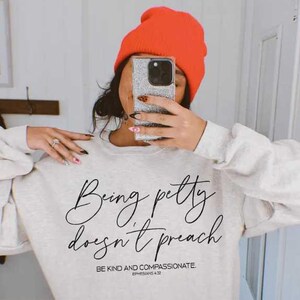 Being Petty Doesn’t Preach
