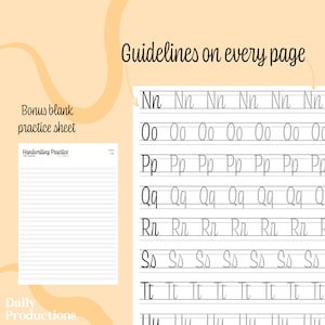 May include: A black and white printable handwriting practice sheet with guidelines on every page. The sheet features the letters Nn, Oo, Pp, Qq, Rr, Ss, and Tt.
