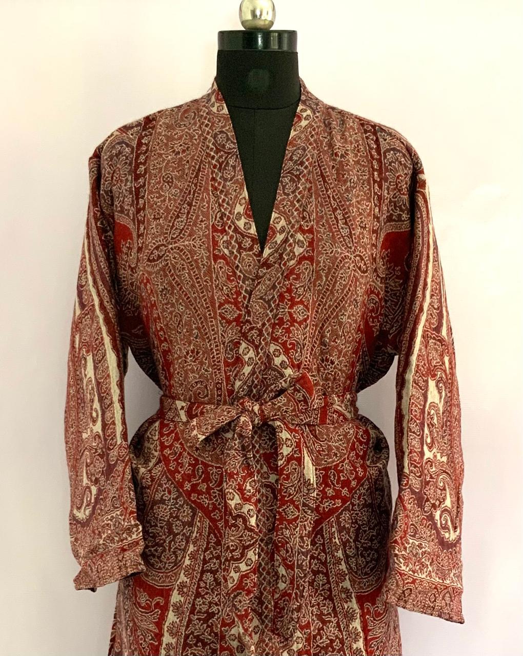 Pure Wool Dressing Gown Women - Etsy