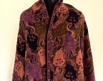 Chal/envoltura/manta unisex de mezcla de lana de yak, manta de meditación suave reversible en tono negro, manta de estudio/viaje, chal tibetano, regalo de alta calidad