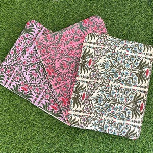 15&quot;-16” Laptop Waterproof Protector/Sleeve,100%  Pure Cotton Block Print Quilted Handmade Laptop Pouch,Macbook Air Cover,