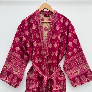 Kimono/veste unisex in misto lana di yak Rani Kimono fatto a mano, speciale invernale, vestaglia da casa, perfetto per una persona speciale/occasionalmente