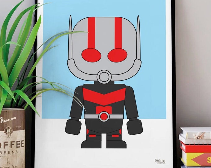 Poster ANTMAN | child poster | Super hero