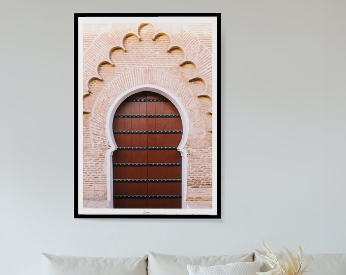 Morocco poster I oriental molding door I Morocco palace
