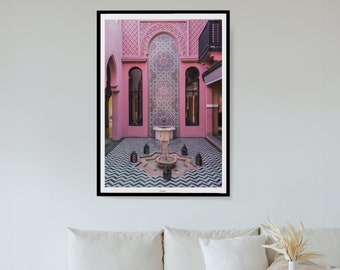 Oriental palace poster I Moroccan door I Morocco