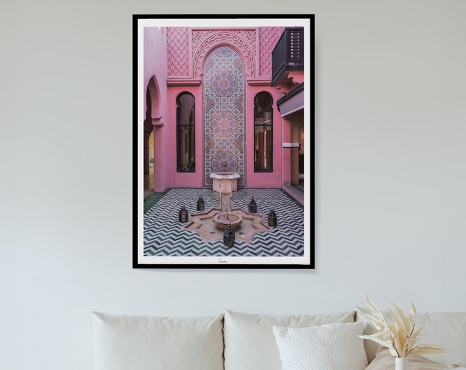 Oriental palace poster I Moroccan door I Morocco
