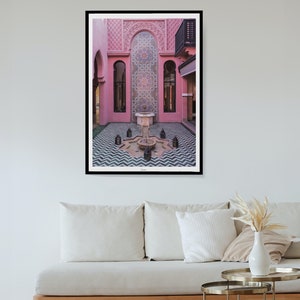 Poster del palazzo orientale I Porta marocchina I Marocco