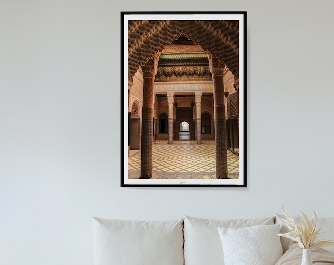 Poster Telouet Kasbah I Mosque Morocco I Oriental decoration