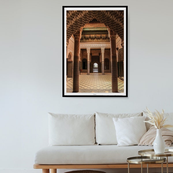 Affiche Telouet Kasbah I Mosquée Maroc I Oriental déco