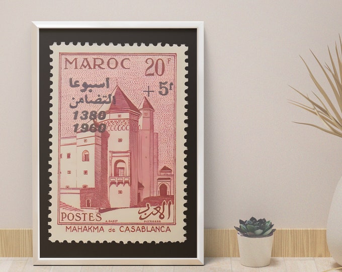 Poster Morocco Casablanca I Mahakma I posts Morocco I Courthouse