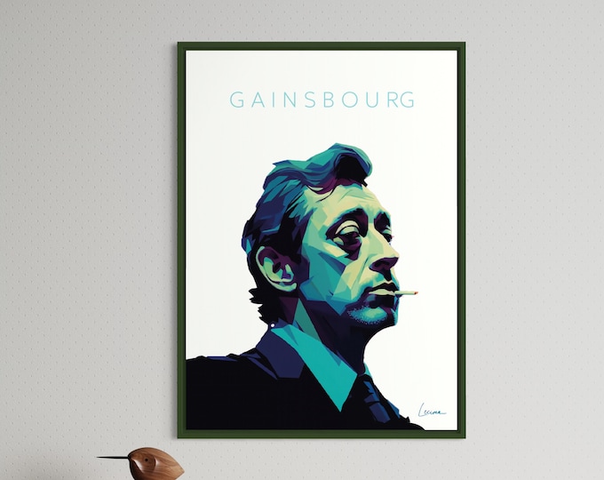 Poster GAINSBOURG I Lulu I Serge I Lucien Ginsburg