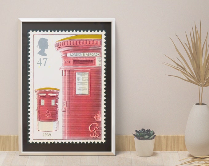 Poster mailbox stamp I Queen Elizabeth II I 150th anniversary