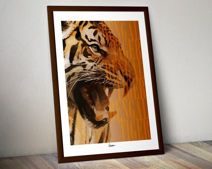 Bengal tiger poster I wild I jungle