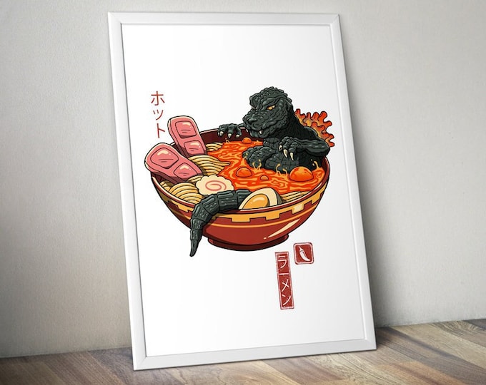 Poster GODZILLA | japan | sushi | sashimi
